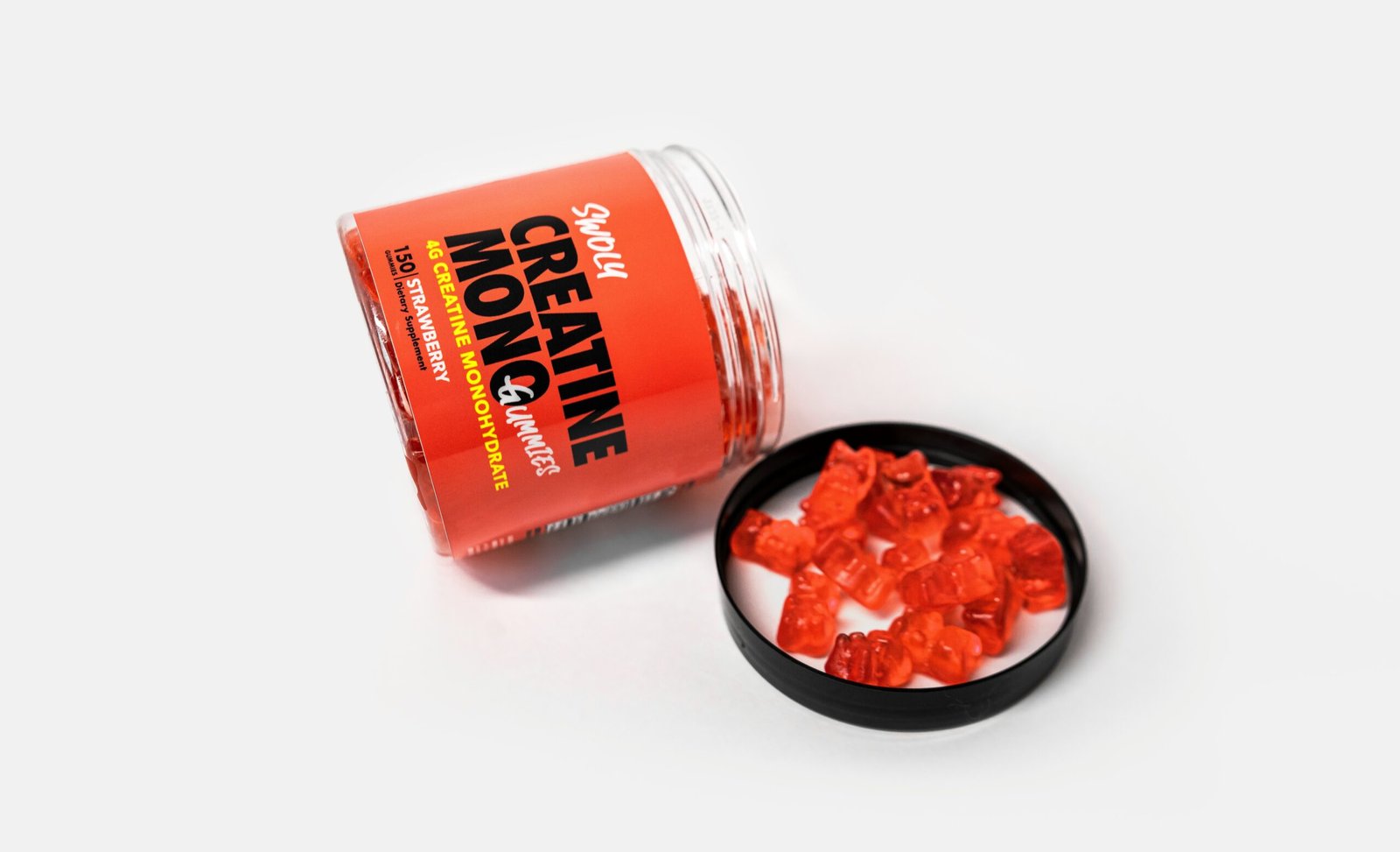 Creatine gummies product photography
