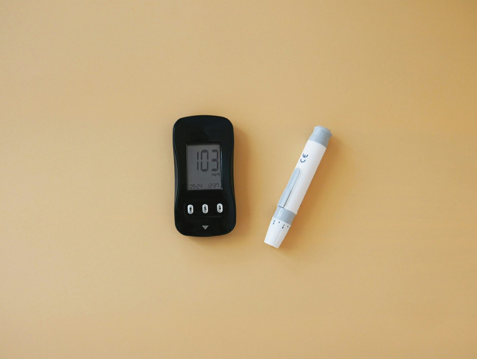 a thermometer and a thermometer on a table